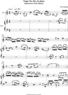 Fugue for oboe and piano
